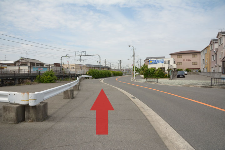 試写室和泉店駅からのルート3