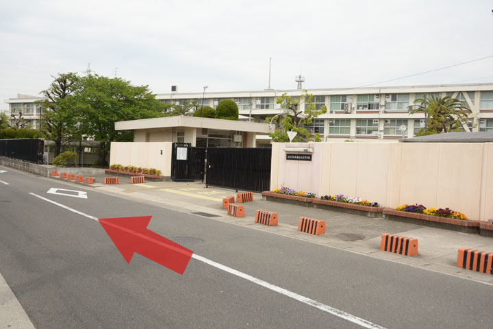 試写室和泉店駅からのルート6