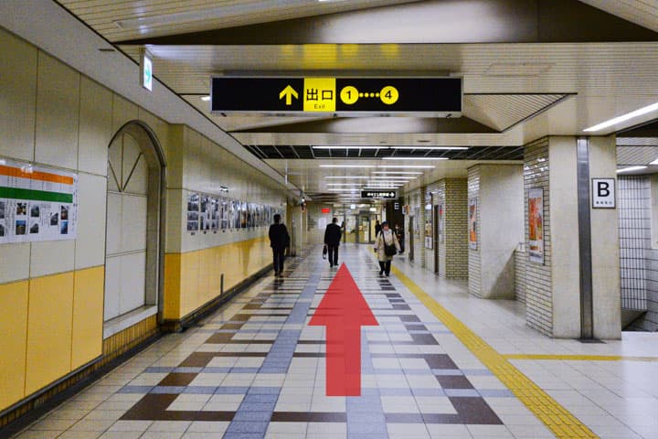 試写室長田店駅からのルート1