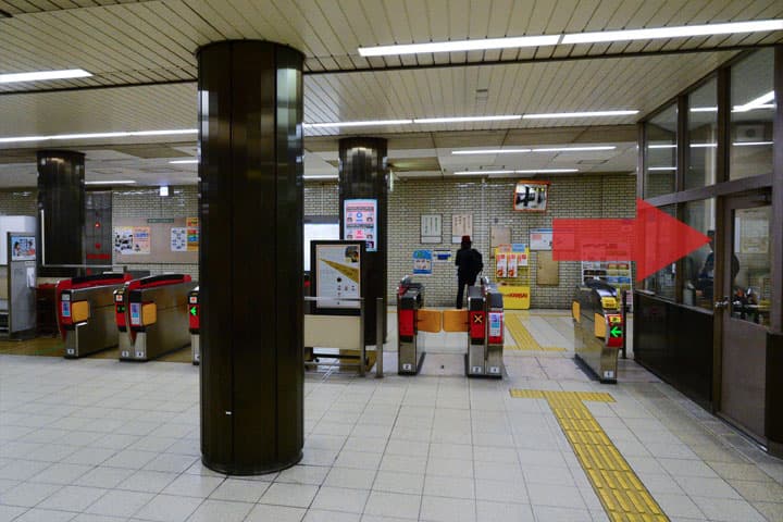 試写室長田店駅からのルート2